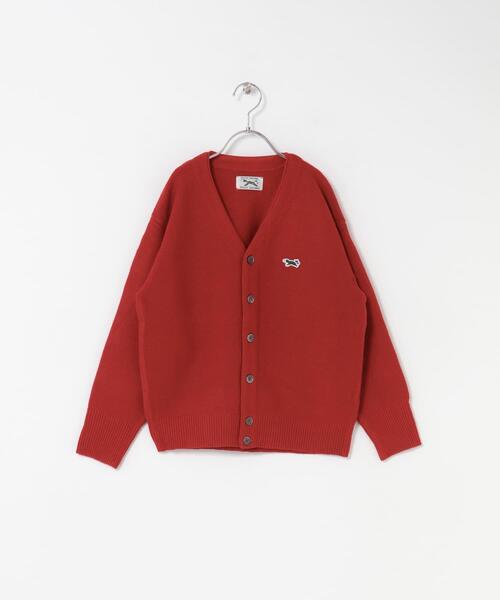 TOWNCRAFT(タウンクラフト)の「『別注』PENNEYS×DOORS THE FOX Vネックカーディガン(KIDS)(カーディガン/ボレロ・キッズ・レッド/ブルー/グレー系その他・105/135/120)」の5枚目の写真