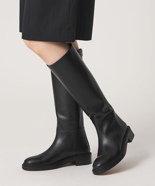 ODETTE E ODILE(オデットエオディール)の「バックジップジョッキー ロングブーツ40↑(ブーツ・レディース・ダークブラウン/ブラック・23cm/22cm/23.5cm/22.5cm/24cm/24.5cm/25cm)」の6枚目の写真