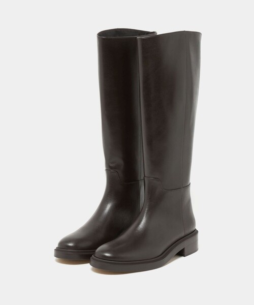 ODETTE E ODILE(オデットエオディール)の「バックジップジョッキー ロングブーツ40↑(ブーツ・レディース・ダークブラウン/ブラック・23cm/22cm/23.5cm/22.5cm/24cm/24.5cm/25cm)」の8枚目の写真