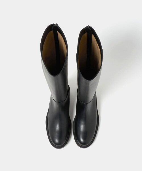 ODETTE E ODILE(オデットエオディール)の「バックジップジョッキー ロングブーツ40↑(ブーツ・レディース・ダークブラウン/ブラック・23cm/22cm/23.5cm/22.5cm/24cm/24.5cm/25cm)」の17枚目の写真