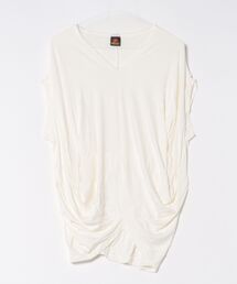 ストレッチプレーンレーヨンTシャツ 大人カジュアル