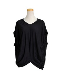 ストレッチプレーンレーヨンTシャツ 大人カジュアル