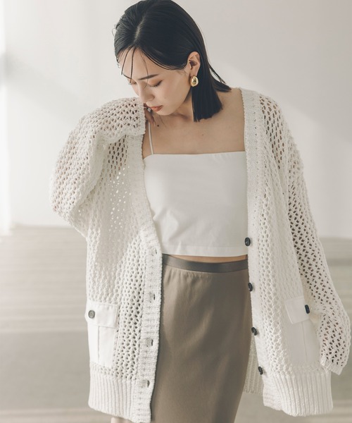 カップインキャミソールベアトップ（キャミソール）｜anuans（ア