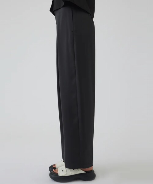 RIM.ARK/リムアーク】Round silhouette satin PT/ラウンド