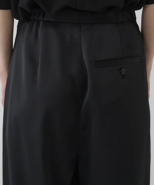 RIM.ARK/リムアーク】Round silhouette satin PT/ラウンドシルエット