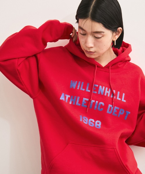 新品未使用 maturely×Healthnit パーカー フーディー RED 新品未使用 maturely×Healthnit パーカー フーディー RED