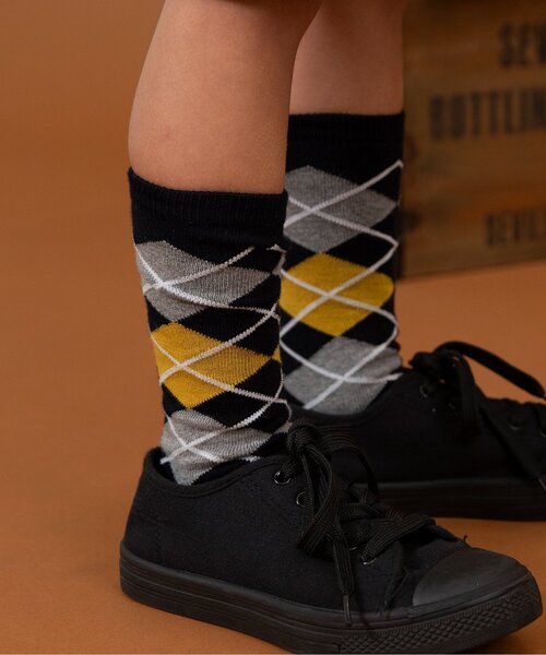 BREEZE（ブリーズ）の「ハイソックス（ソックス/靴下・キッズ・オフホワイト/ネイビー/アイボリー・15 /18/21）」の3枚目の写真