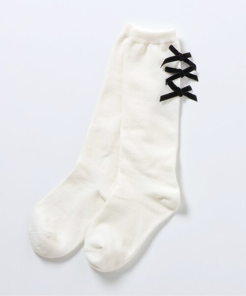BREEZE（ブリーズ）の「ハイソックス（ソックス/靴下・キッズ・オフホワイト/ネイビー/アイボリー・15 /18/21）」の10枚目の写真