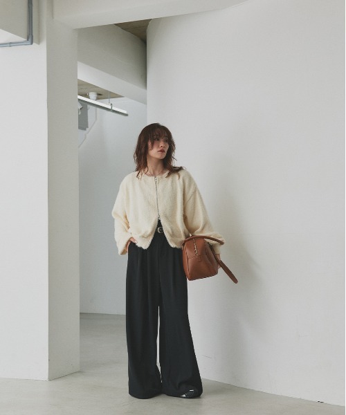 90s GIANFRANCO FERRE ダブルジップカーディガンarchive 90s GIANFRANCO FERRE ダブルジップカーディガンarchive 90's