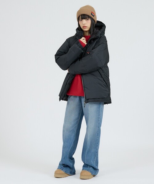 NANGA(ナンガ)の「【NANGA/ナンガ】BOX LOGO BULKY BEANIE/ビーニー/ニット帽/ユニセックス/N2532-3C059A(ニットキャップ/ビーニー・メンズ・グレー/ブラック/ベージュ/オレンジ/マスタード・フリー)」の18枚目の写真