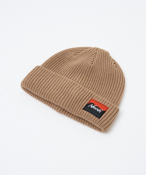 NANGA(ナンガ)の「【NANGA/ナンガ】BOX LOGO BULKY BEANIE/ビーニー/ニット帽/ユニセックス/N2532-3C059A(ニットキャップ/ビーニー・メンズ・グレー/ブラック/ベージュ/オレンジ/マスタード・フリー)」の15枚目の写真
