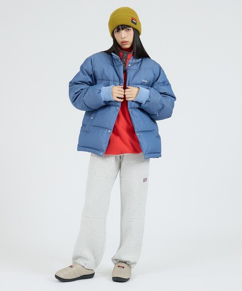 NANGA(ナンガ)の「【NANGA/ナンガ】BOX LOGO BULKY BEANIE/ビーニー/ニット帽/ユニセックス/N2532-3C059A(ニットキャップ/ビーニー・メンズ・グレー/ブラック/ベージュ/オレンジ/マスタード・フリー)」の12枚目の写真