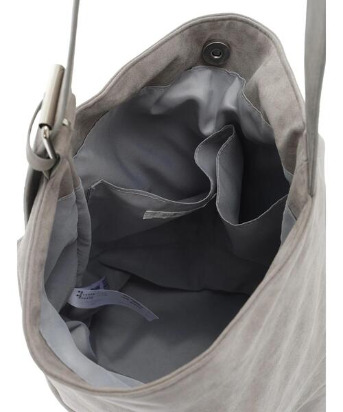 ehka sopo（エヘカソポ）の「エコスウェードバケツバッグ（ハンドバッグ・レディース・ベージュ/グレー/キャメル・F）」の21枚目の写真