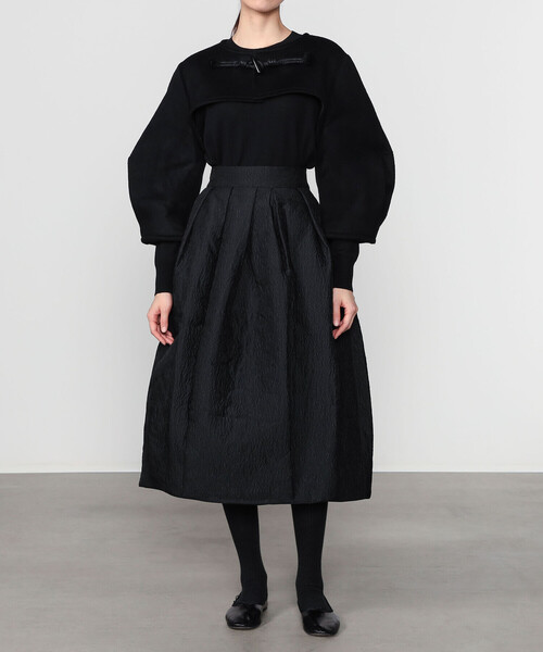 Bshop（ビショップ）の「eunoia | トグルボタン ショートボレロ WOMEN（その他アウター・レディース・ブラック・ONE）」の12枚目の写真