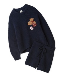 gelato pique(ジェラートピケ)の【ONLINE限定】ベビモコベアさがらプルオーバー&ショートパンツセット(ルームウェア/パジャマ)