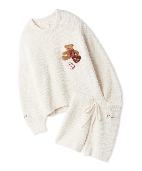 【ONLINE限定】ベビモコベアさがらプルオーバー＆ショートパンツセット ONLINE限定】ベビモコベアさがらプルオーバー＆ショートパンツセット