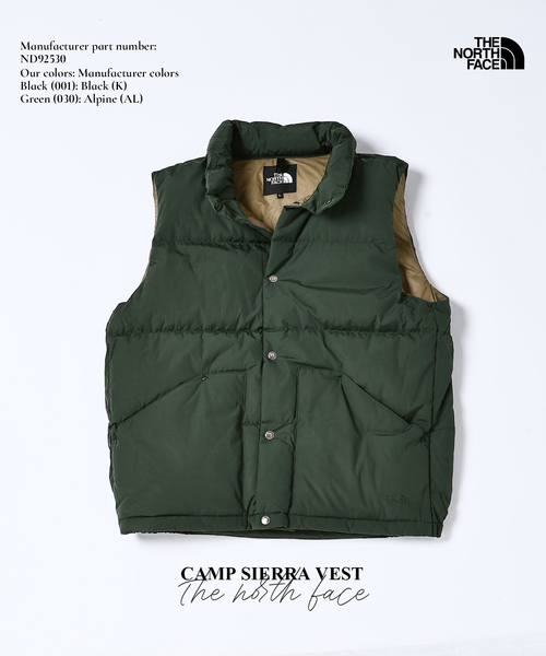 セール】THE NORTH FACE / ノースフェイス キャンプ シエラ ベスト