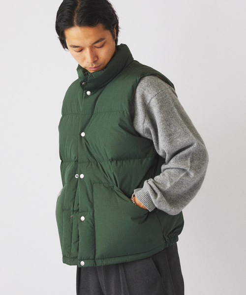 THE NORTH FACE(ザノースフェイス)の「THE NORTH FACE / ノースフェイス キャンプ シエラ ベスト ND92530(ダウンジャケット/コート・メンズ・ブラック/グリーン・MEDIUM/LARGE)」の22枚目の写真