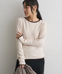 CRAFT STANDARD BOUTIQUE | バイカラーパイピングプルオーバー(Tシャツ/カットソー)