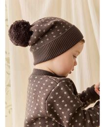 JAMIE KAY（ジェイミーケイ）の「ジャガードニット帽Knitted Diamonds Coffee（ニットキャップ/ビーニー）」