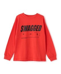 GLAZOS（グラソス）の「【SKIT0LY】【プチプラ】バック縦ロゴプリント長袖Tシャツ（Tシャツ/カットソー）」