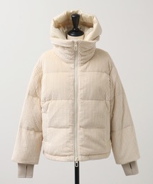 DUNO（デュノ）の「【DUNO/デュノ】LORA TURES / ローラ フード付き コーデュロイ ダウンジャケット（ダウンジャケット/コート）」