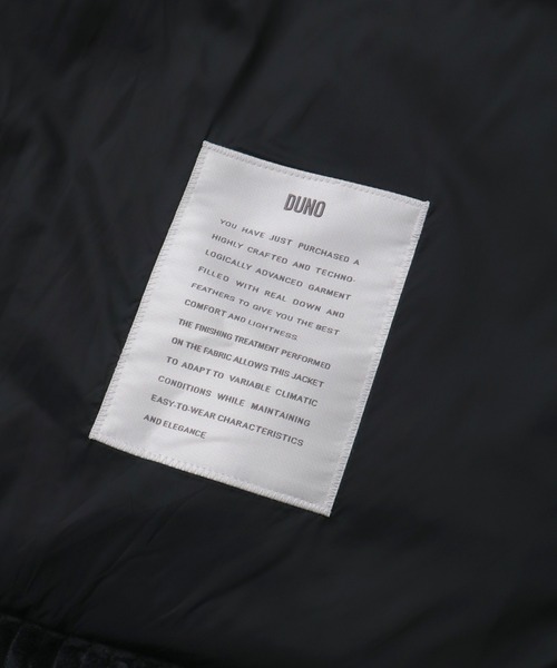 DUNO（デュノ）の「【DUNO/デュノ】LORA TURES / ローラ フード付き コーデュロイ ダウンジャケット（ダウンジャケット/コート・レディース・ブラック/アイボリー・38/40/42）」の21枚目の写真