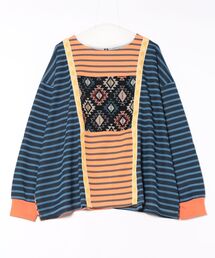 チャイハネ（チャイハネ）の「【チャイハネ】カラパッチMEN'Sトップス（スウェット）」