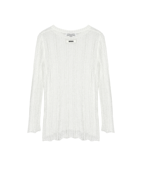 NICK&NICOLE(ニックアンドニコール)の「EMBROIDERY NET PULLOVER KNIT TOP_IVORY(ニット/セーター・レディース・その他・FREE)」の6枚目の写真