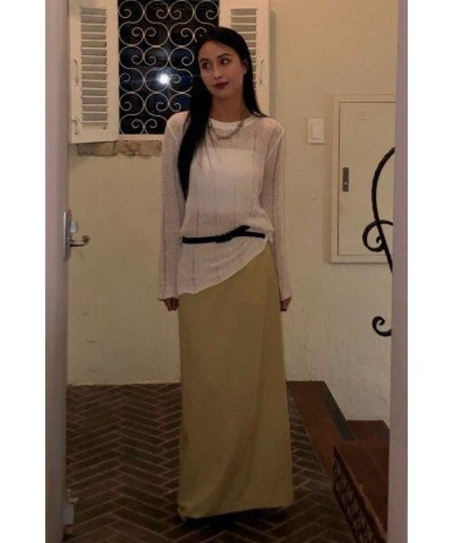 NICK&NICOLE(ニックアンドニコール)の「EMBROIDERY NET PULLOVER KNIT TOP_IVORY(ニット/セーター・レディース・その他・FREE)」の14枚目の写真