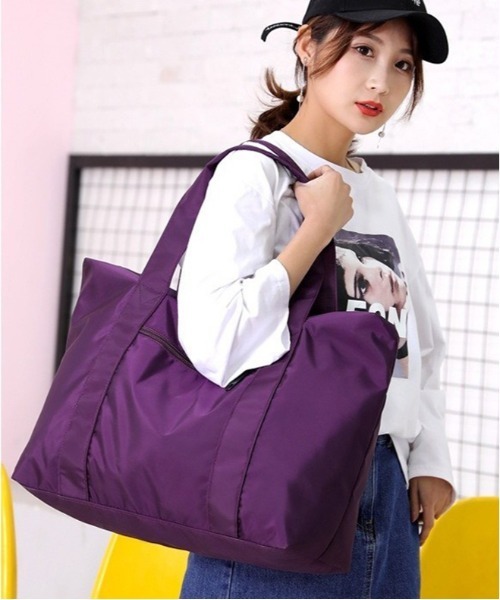 BACKYARD FAMILY(バックヤードファミリー)の「トートバッグ kbag632(トートバッグ・レディース・パープル/レッド/ブラック/ネイビー/グレー/グリーン・FREE)」の5枚目の写真