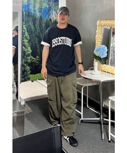 1993STUDIO（1993スタジオ）の「アセンティックアーチロゴTシャツ_ネイビー（Tシャツ/カットソー・レディース・その他・SMALL/MEDIUM/LARGE）」の8枚目の写真
