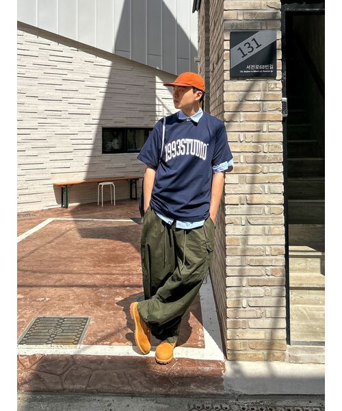1993STUDIO（1993スタジオ）の「アセンティックアーチロゴTシャツ_ネイビー（Tシャツ/カットソー・レディース・その他・SMALL/MEDIUM/LARGE）」の15枚目の写真