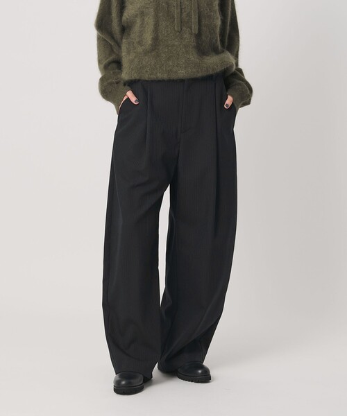 BEAUTY&YOUTH UNITED ARROWS（ビューティーアンドユースユナイテッドアローズ）の「毛ポリエステル カーブパンツ ウォッシャブル（その他パンツ・レディース・その他2/ダークグレー/その他1/ライトグレー/ブラック・M/S/XS）」の4枚目の写真