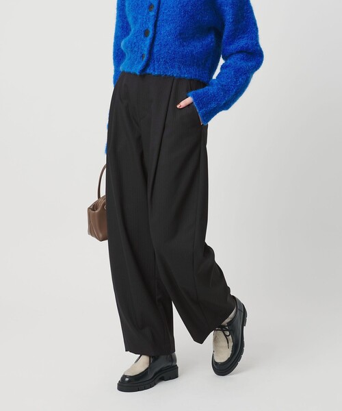 BEAUTY&YOUTH UNITED ARROWS（ビューティーアンドユースユナイテッドアローズ）の「毛ポリエステル カーブパンツ ウォッシャブル（その他パンツ・レディース・その他2/ダークグレー/その他1/ライトグレー/ブラック・M/S/XS）」の5枚目の写真