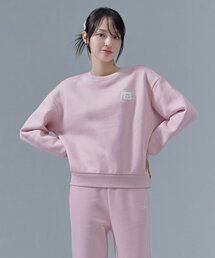 女性 起毛 ブークル ポイント スウェット Tシャツ-CFRG5172D0P