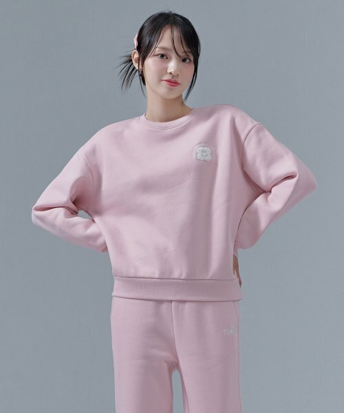 CHASECULT(チェイスカルト)の「女性 起毛 ブークル ポイント スウェット Tシャツ-CFRG5172D0P(スウェット・レディース・PINK・85/90)」の4枚目の写真