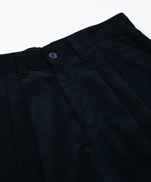 FRIZMWORKS(フリズムワークス)の「CORDUROY COMFORT TWO TUCK PANTS _ NAVY(その他パンツ・メンズ・その他・MEDIUM)」の3枚目の写真