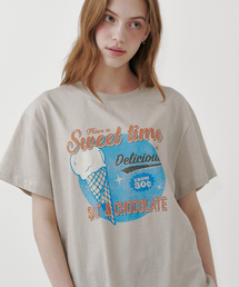 [HAST] スウィートコーンアイスクリームTシャツオートミール4W2521002