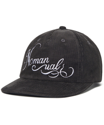 NOMANUAL（NOMANUAL）の「STEM CORDUROY BALL CAP - CHARCOAL（キャップ）」