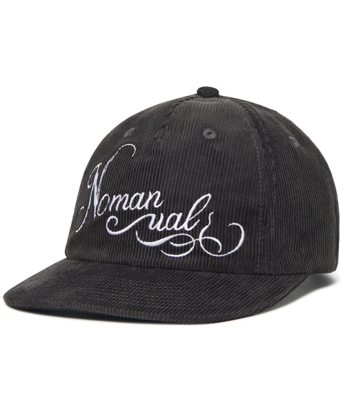 NOMANUAL(NOMANUAL)の「STEM CORDUROY BALL CAP - CHARCOAL(キャップ・レディース・その他・FREE)」の1枚目の写真