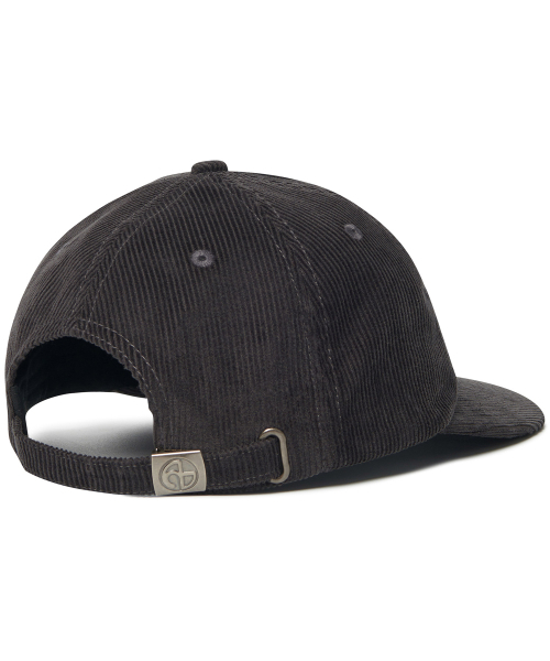 NOMANUAL(NOMANUAL)の「STEM CORDUROY BALL CAP - CHARCOAL(キャップ・レディース・その他・FREE)」の2枚目の写真