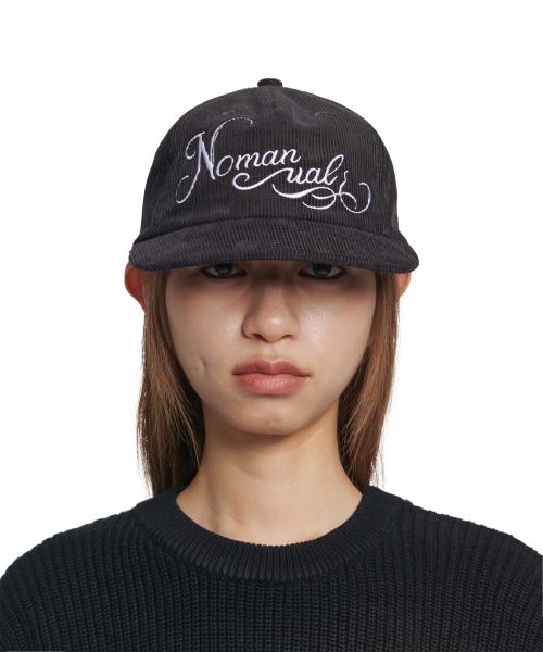 NOMANUAL(NOMANUAL)の「STEM CORDUROY BALL CAP - CHARCOAL(キャップ・レディース・その他・FREE)」の5枚目の写真