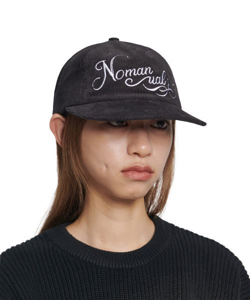 NOMANUAL(NOMANUAL)の「STEM CORDUROY BALL CAP - CHARCOAL(キャップ・レディース・その他・FREE)」の6枚目の写真
