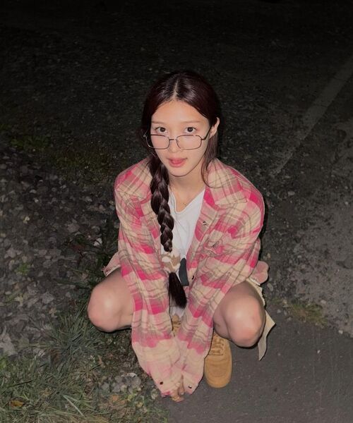 RSSC（アールエスエスシー）の「FRINGE DYED CHECK SHIRT - PINK（シャツ/ブラウス・レディース・その他・1/2）」の4枚目の写真