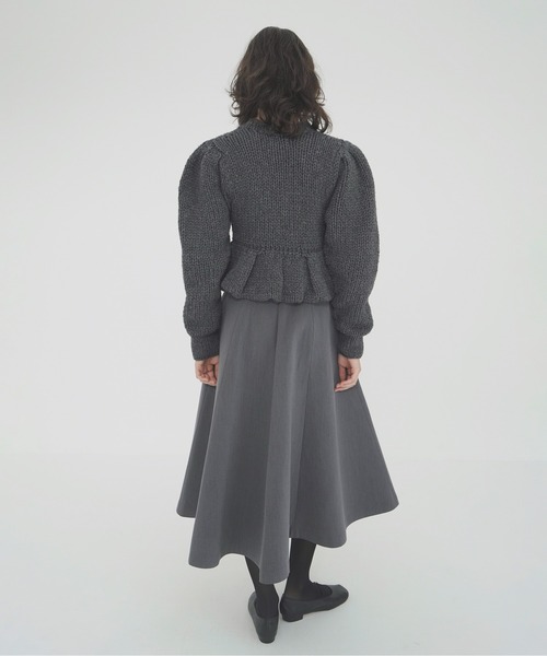 PEPLUM HAND KNIT TOPS（ニット/セーター）｜CLANE（クラネ）の