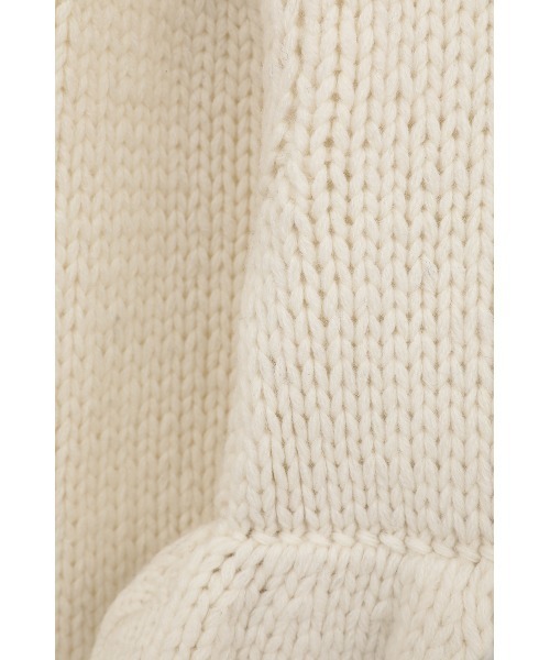 PEPLUM HAND KNIT TOPS（ニット/セーター）｜CLANE（クラネ）の