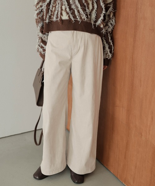 セール】コーデュロイ ワイドパンツ（その他パンツ）｜La-gemme