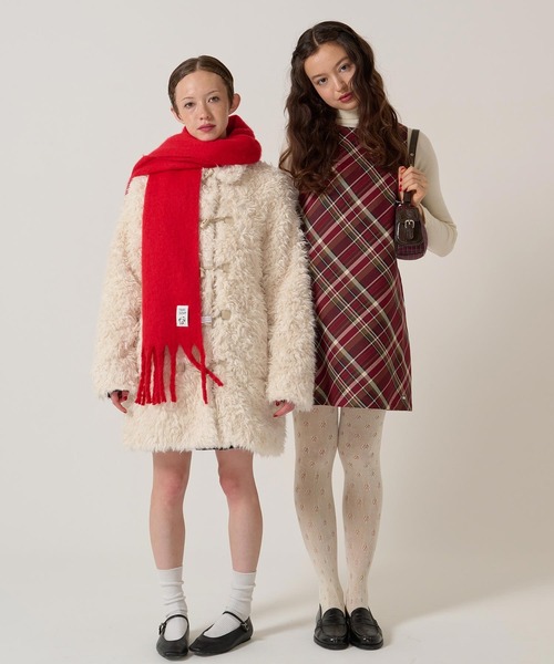 フェイクファー ダッフルコート TINA：JOJUN（ダッフルコート）｜TINA