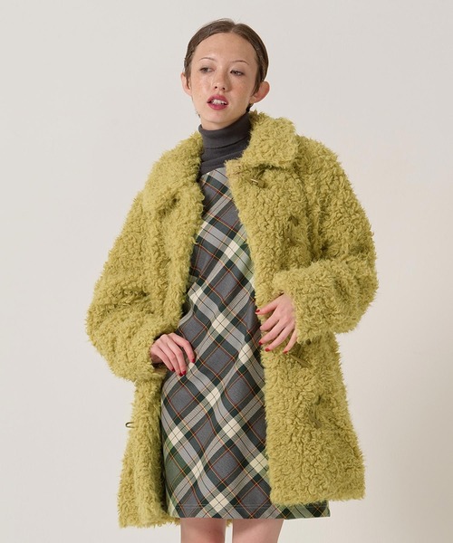 フェイクファー ダッフルコート TINA：JOJUN（ダッフルコート）｜TINA